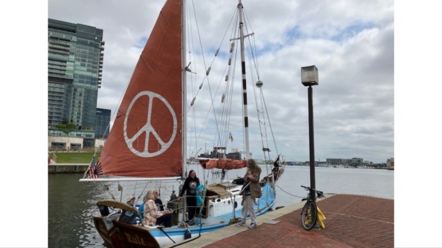 Golden Rule Peace Boat visits Baltimore, bringing message of nuclear disarmament / By Cindy Farquhar